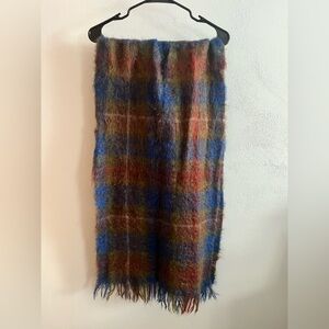 Vintage Plaid Multicolor Scarf